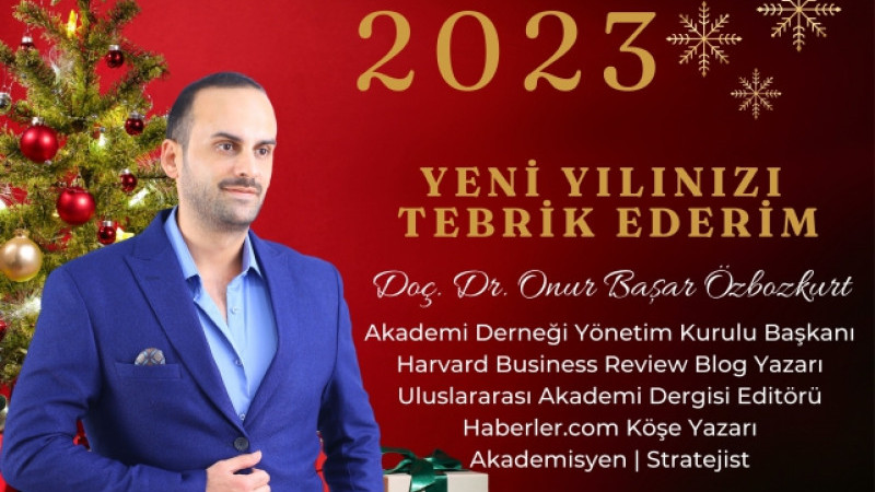 Akademi Derneği Başkanı Onur Özbozkurt'tan Yeni Yıl Mesajı