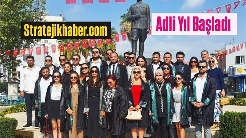 Tarsus'ta Yeni Adli Yıl Açılışında Atatürk Anıtına Çelenk Kondu