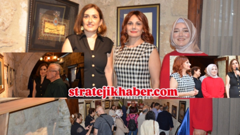 Tarsus TADEKA'da 3 kadın 1 miras Tezhip ve Minyatür sergisi açıldı