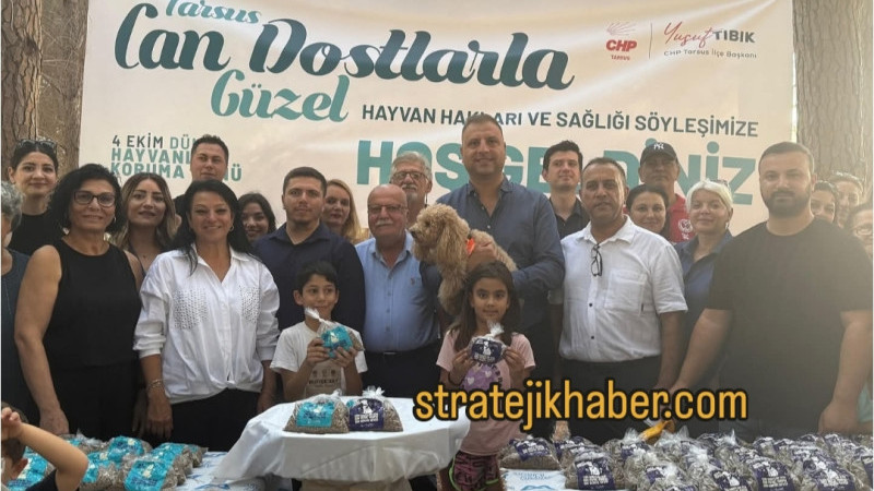 CHP Tarsus Teşkilatından Dünya Hayvan Hakları Etkinliği