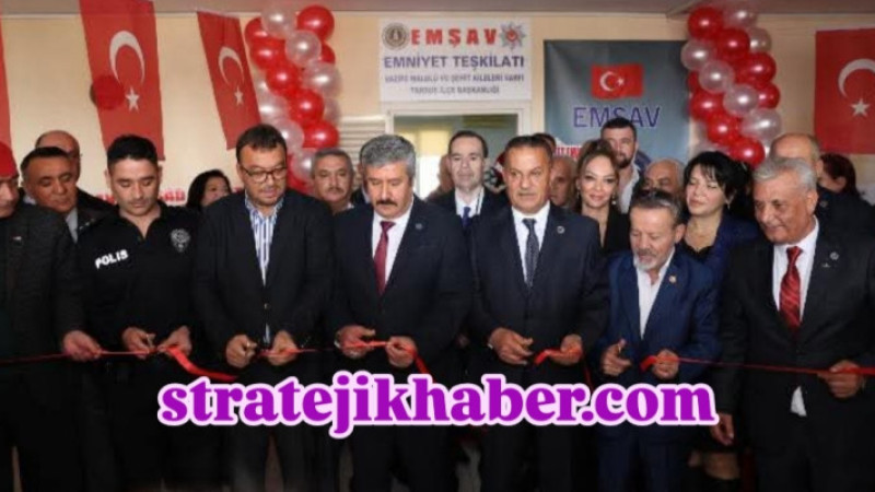 EMŞAV Tarsus Hizmet Binası Açılış Törenine Yoğun Katılım