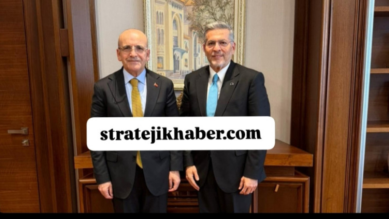 MHP Mersin Milletvekili Levent Uysal, Maliye Bakanı Mehmet Şimşek'i Ziyaret etti 