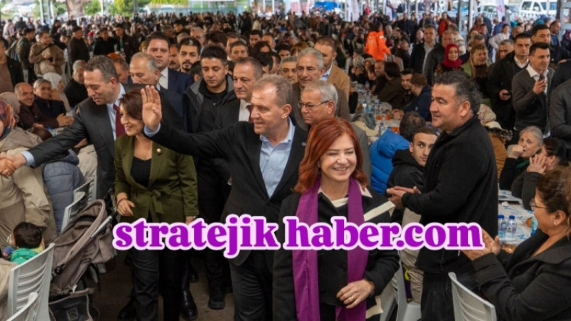 Mersin Büyükşehir',in Erdemli'deki İftar Yemeğine Yoğun Katılım