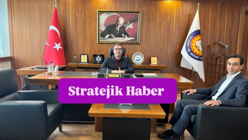 PÜİS Bölge Başkanı Nihat Kürklü, TSO Başkanı Koçak'ı Ziyaret Etti