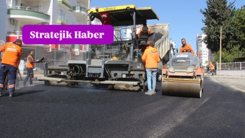 Mersin Büyükşehir Mezitli'de Yolları Yeniliyor
