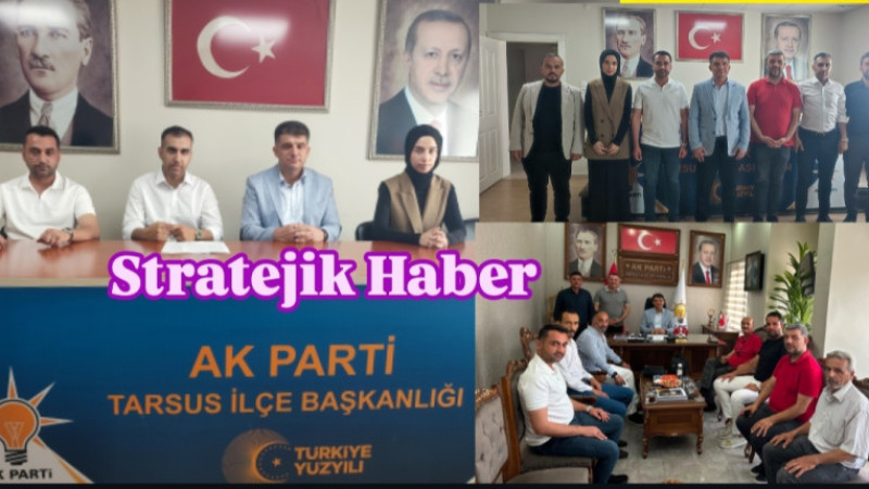 Tarsus'ta AK Parti'den 5 Haziran Dünya Çevre Günü Açıklaması 