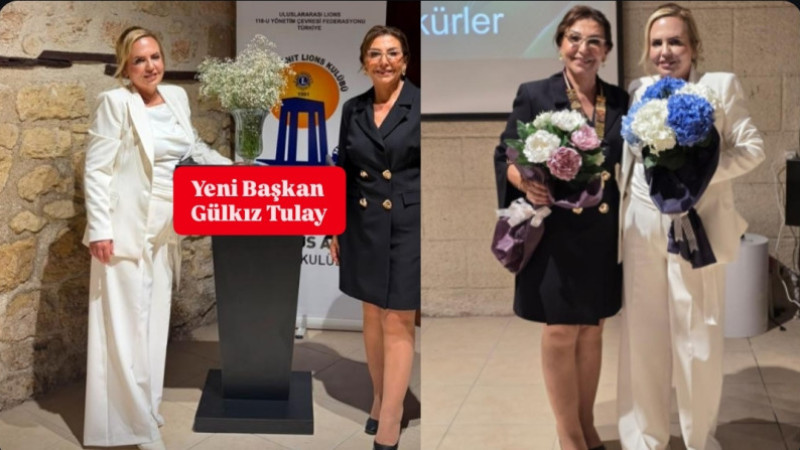 Tarsus Anıt Lions Kulübü’nde Yeni Dönem Başkanı Gülkız Tulay oldu