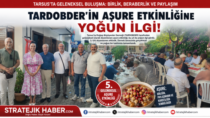 TARDOBDER'in Geleneksel Aşure Etkinliğine Büyük İlgi