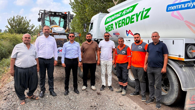 Büyükşehir Ekipleri Tarsus Kırsalında Yol Çalışmalarını Sürdürüyor