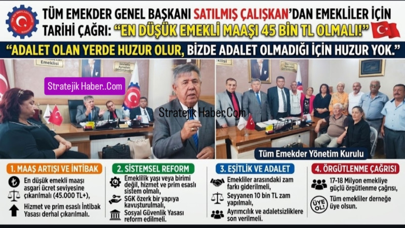Emek Der Genel Başkanı Satılmış Çalışkan, Tarsus'tan Türkiye'ye Bakın Nasıl Seslendi